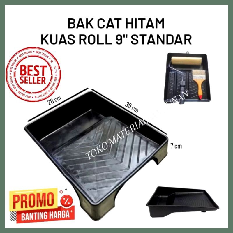 BAK CAT HITAM KUAS ROLL 9 " STANDAR
