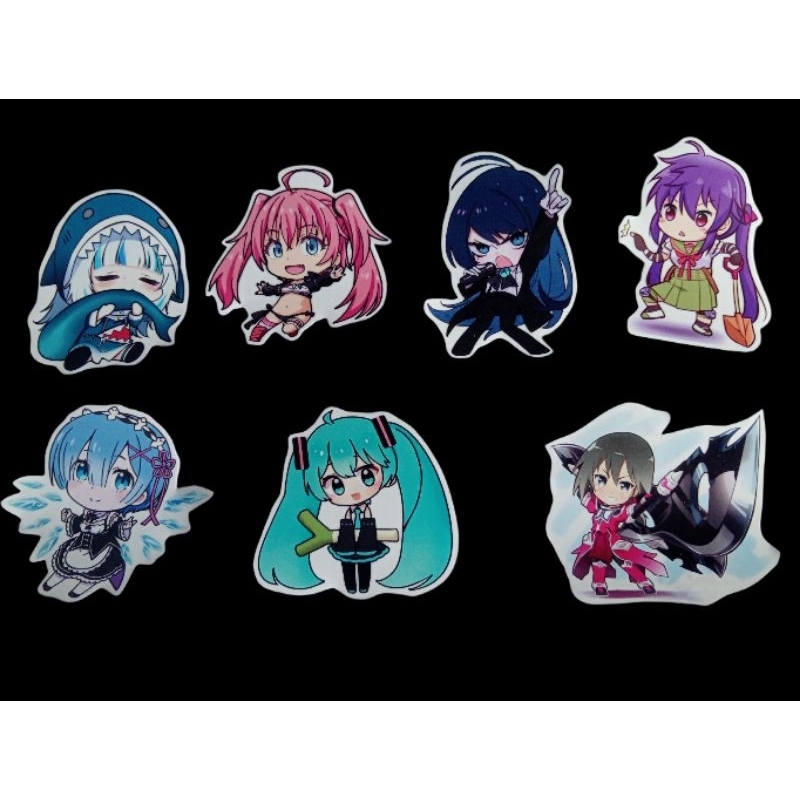 

Stiker Anime waterproof