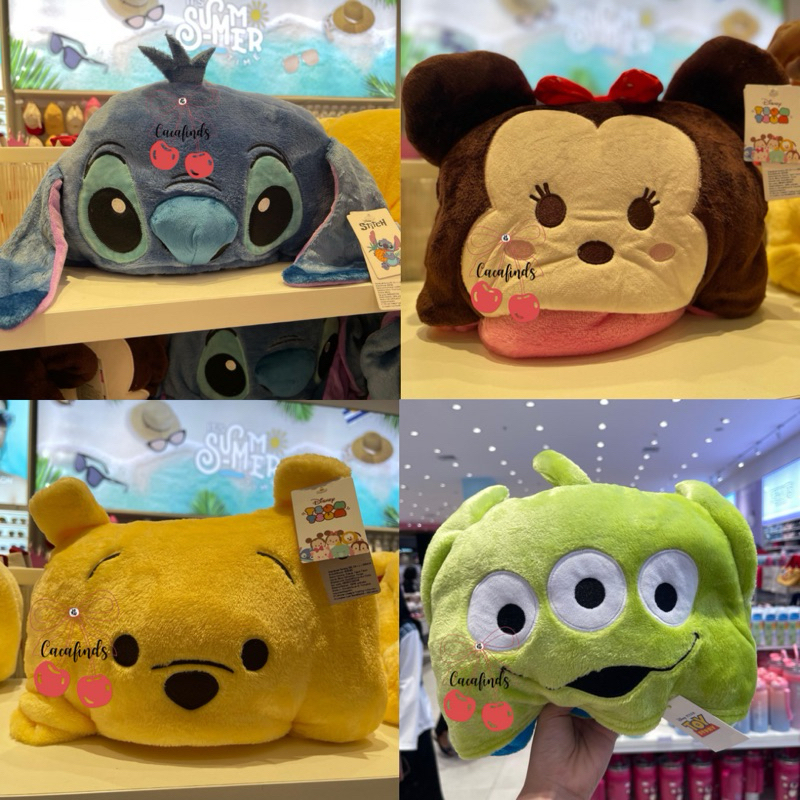 MINISO x Disney‼️Selimut / Hoodie Blanket / Balmut Hoodie Lucu Disney Series (Stitch / Pooh / Aliens