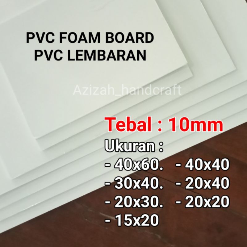 PVC Foam Board 10mm/PVC Lembaran 10mm/PVC potongan