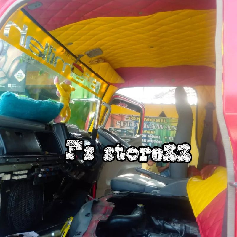 (COD) lapis plafon atas mobil truk hino dutro/dyna model motif