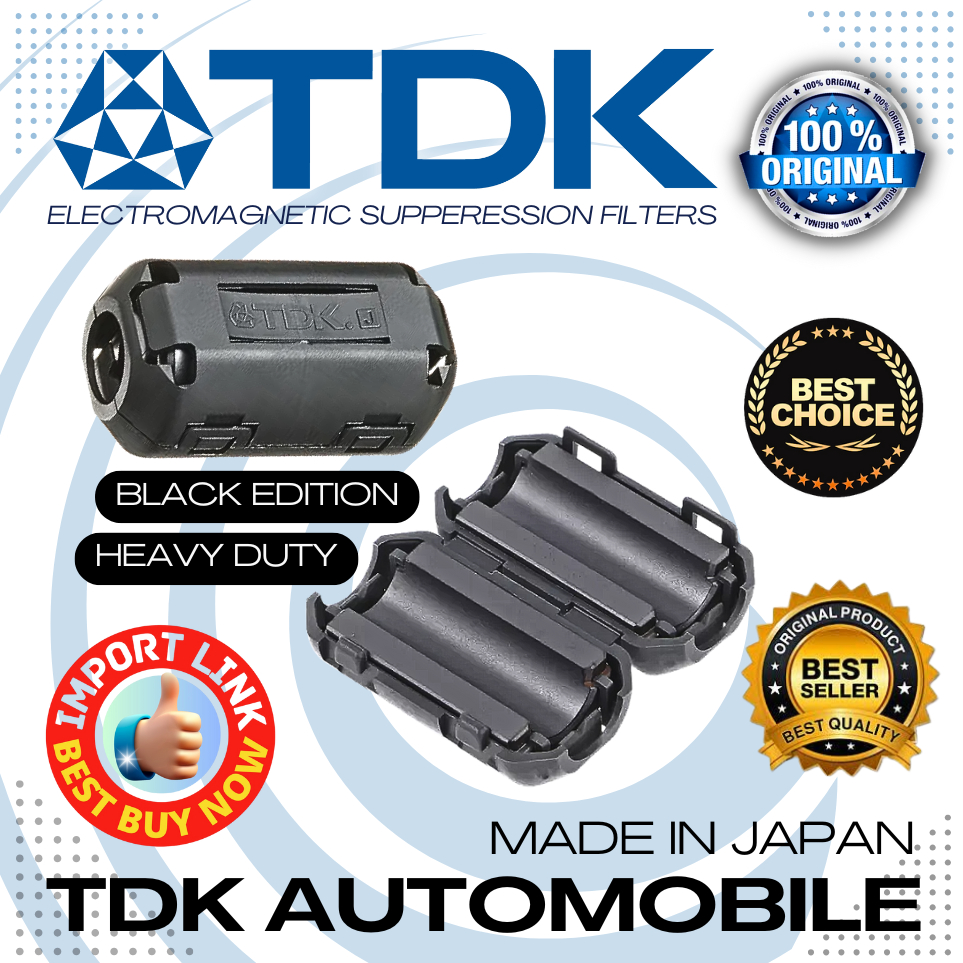 Original TDK ZCAT 2035-0930A 2035 0930A Ferrite bead magnet anti radio interference RF untuk kabel c