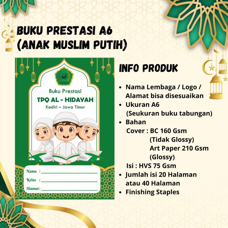 

BUKU PRESTASI CUSTOM A6 AMP25