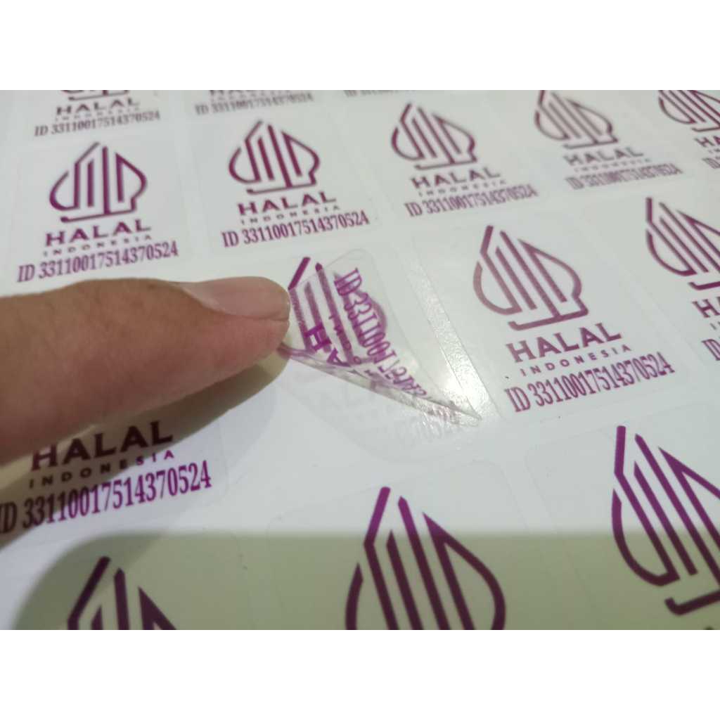 

Cetak Stiker Waterproof BENING TRANSPARAN / Stiker Label Kemasan / Stiker Cup / Stiker Botol