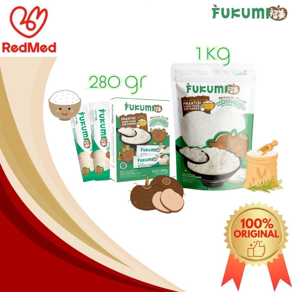 

Fukumi Beras Porang 280gr-1kg || Beras Porang Kualitas Terbaik