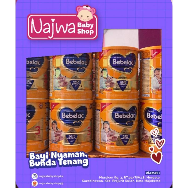 

BEBELAC 3 800gr/BEBELAC KEMASAN KALENG 800gr