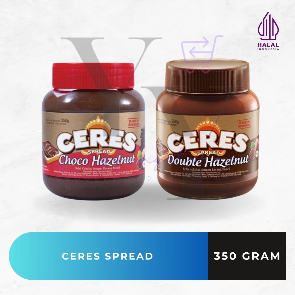 

Ceres Spread Choco Hazelnut / Double Hazelnut 350 gram
