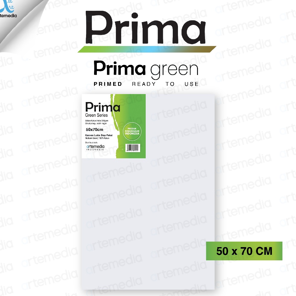

Prima Green 5x7cm Cotton Canvas KODE Q7I5