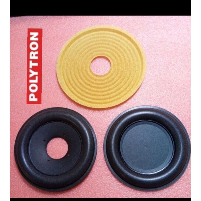 pasif bass /daun speaker /membran subwoofer Polytron original