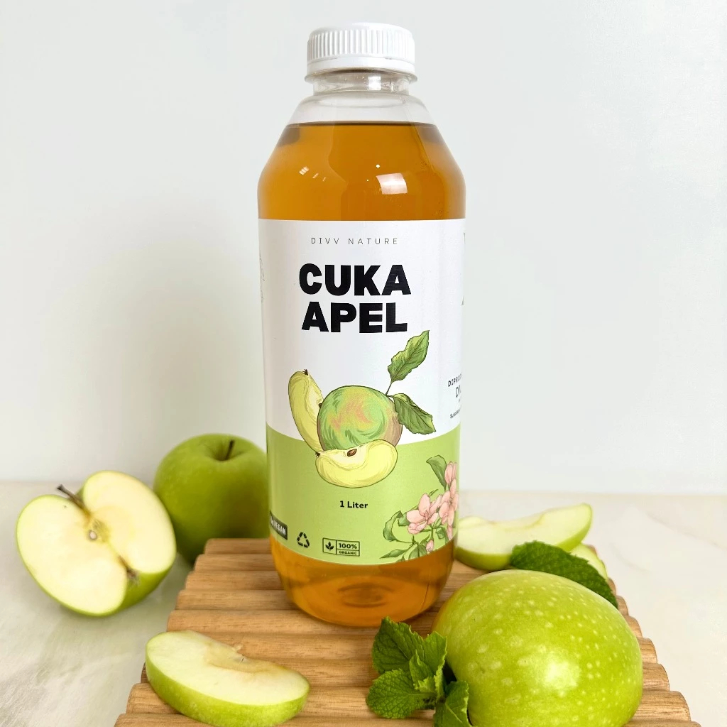 

Cuka Apel Premium 1 Liter - by DIVV Nature