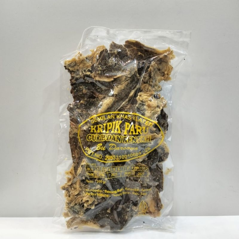 

200gram Kripik paru Bu Darsono renyah dan gurih