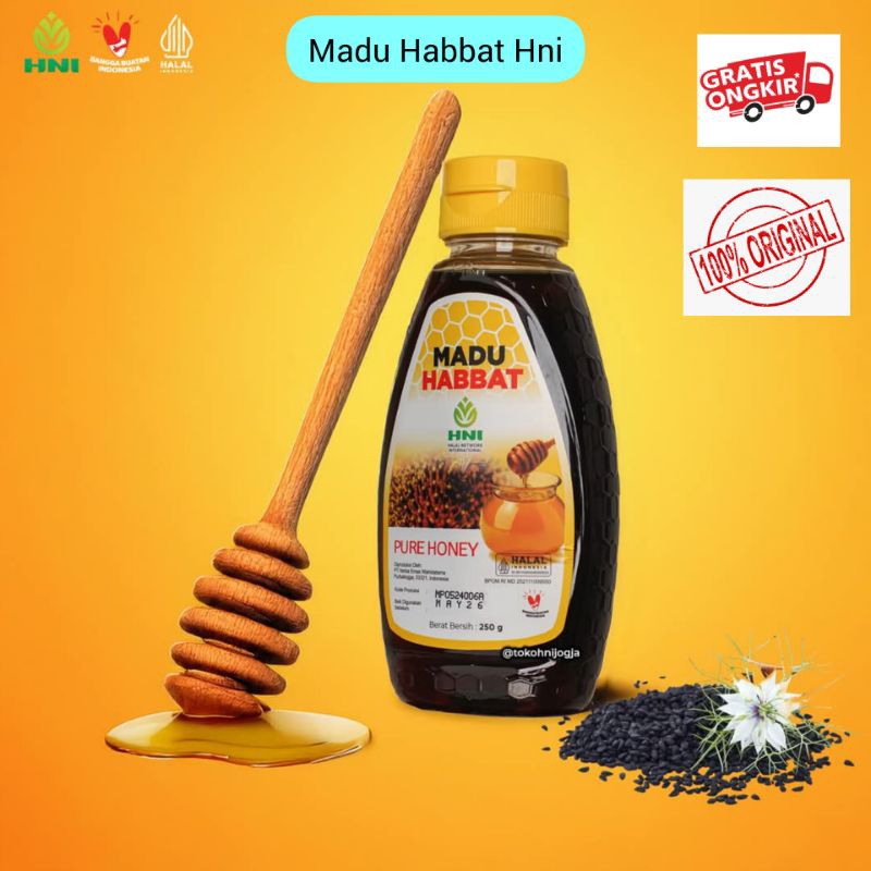 

MADU HABBATS - MADU ASLI Lebah Ternak Habbatusauda PREMIUM - Madu - HNI BPOM