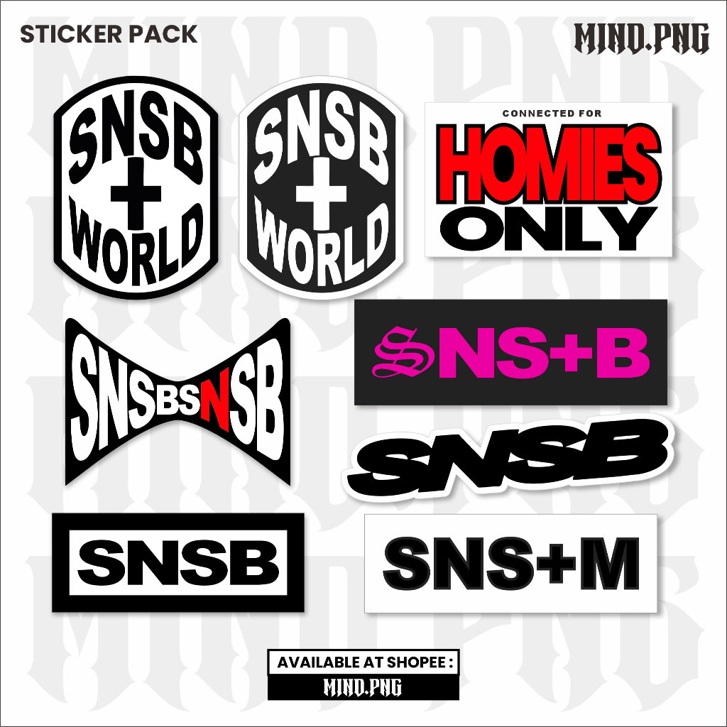 

STIKER STICKERPACK SNSB, STIKER HELM, STIKER LAPTOP, STIKER TUMBLER, (ISI 8 PCS)
