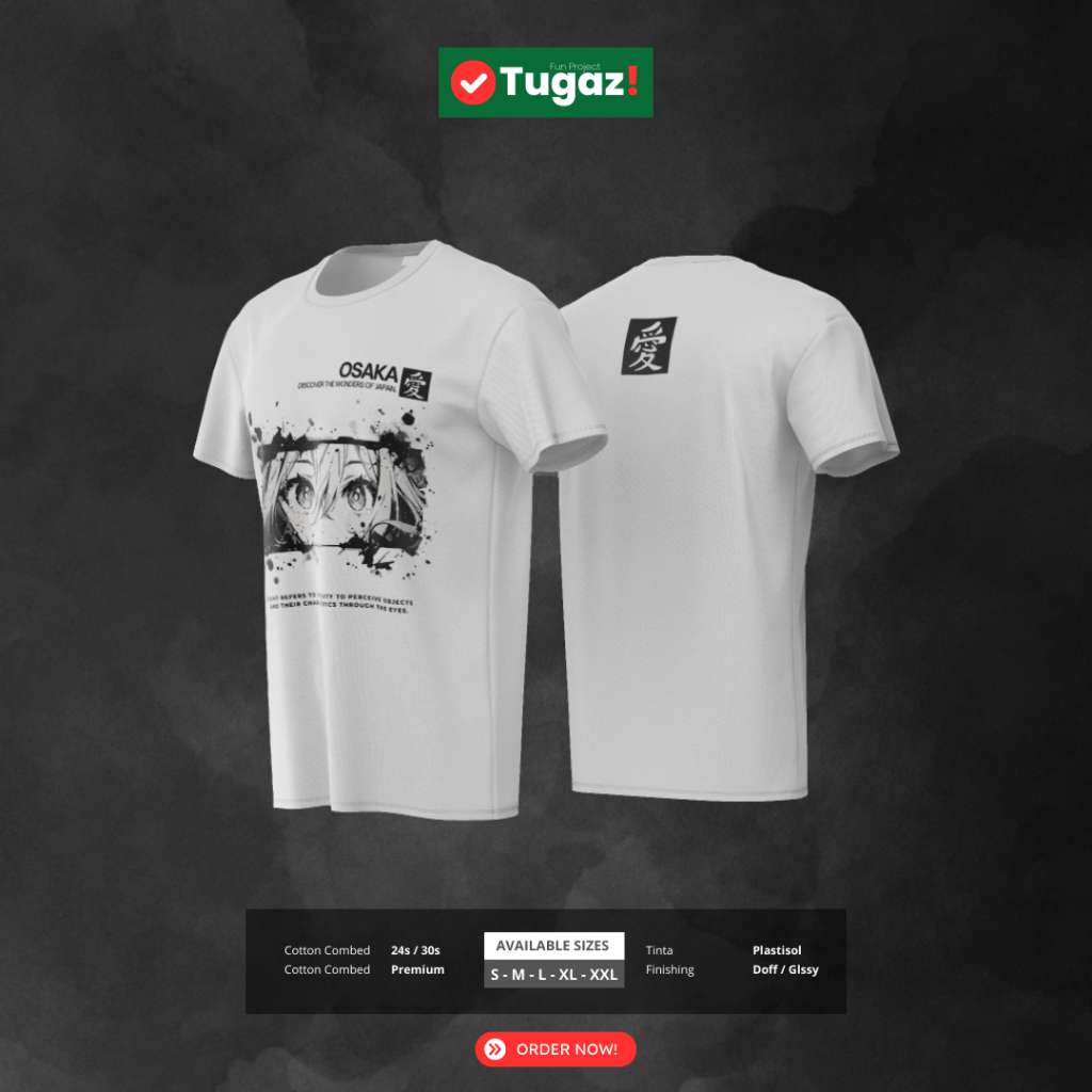 Kaos Desain Anime Komik