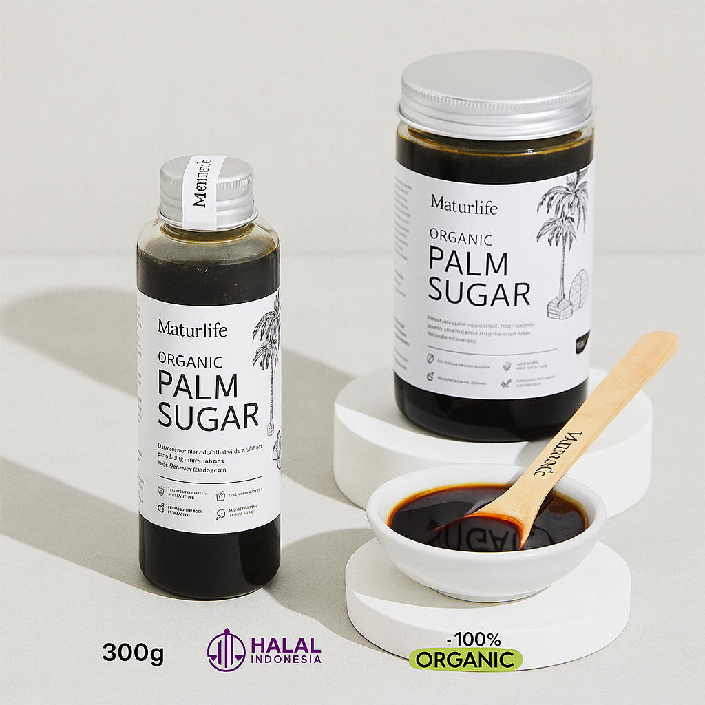 

Gula Aren Cair Murni Asli 100% Premium Organik Liquid Palm Sugar Organik Cair Kopi / Beorganik