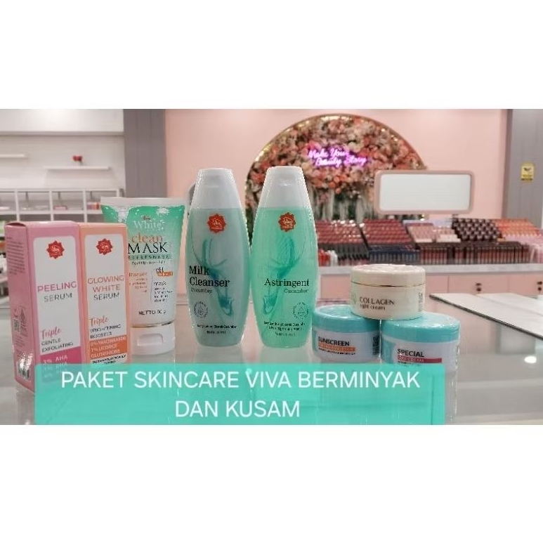 PAKET SKINCARE VIVA KULIT BERMINYAK DAN KUSAM
