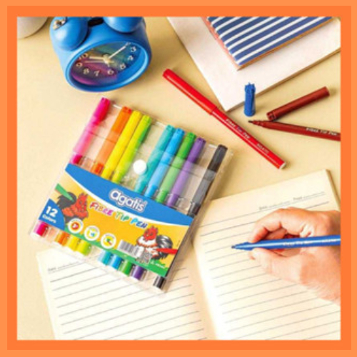 

AGATIS Spidol 12 warna Fibre tip pen FR-C-1201