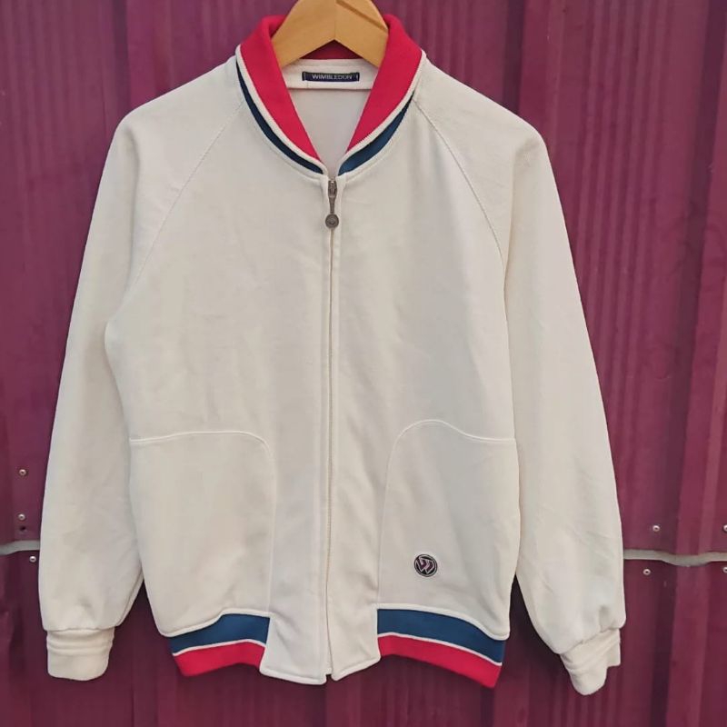 tracktop jacket vintage 90s tennis Wimbledon