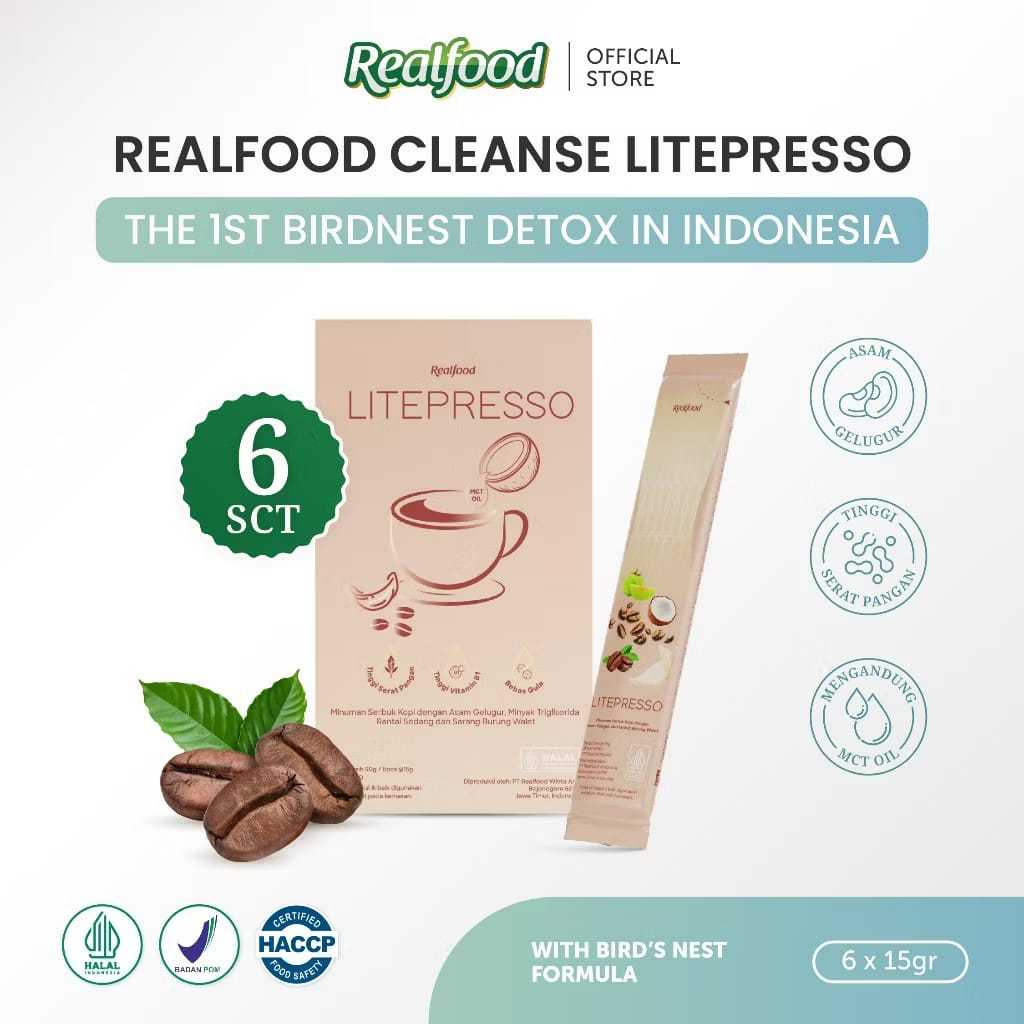 

Realfood Litepresso MCT Coffee 6 Sct