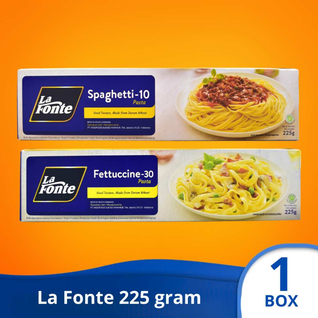 

LA FONTE SPAGHETTI FETTUCCINE Mie Pasta 225 gram