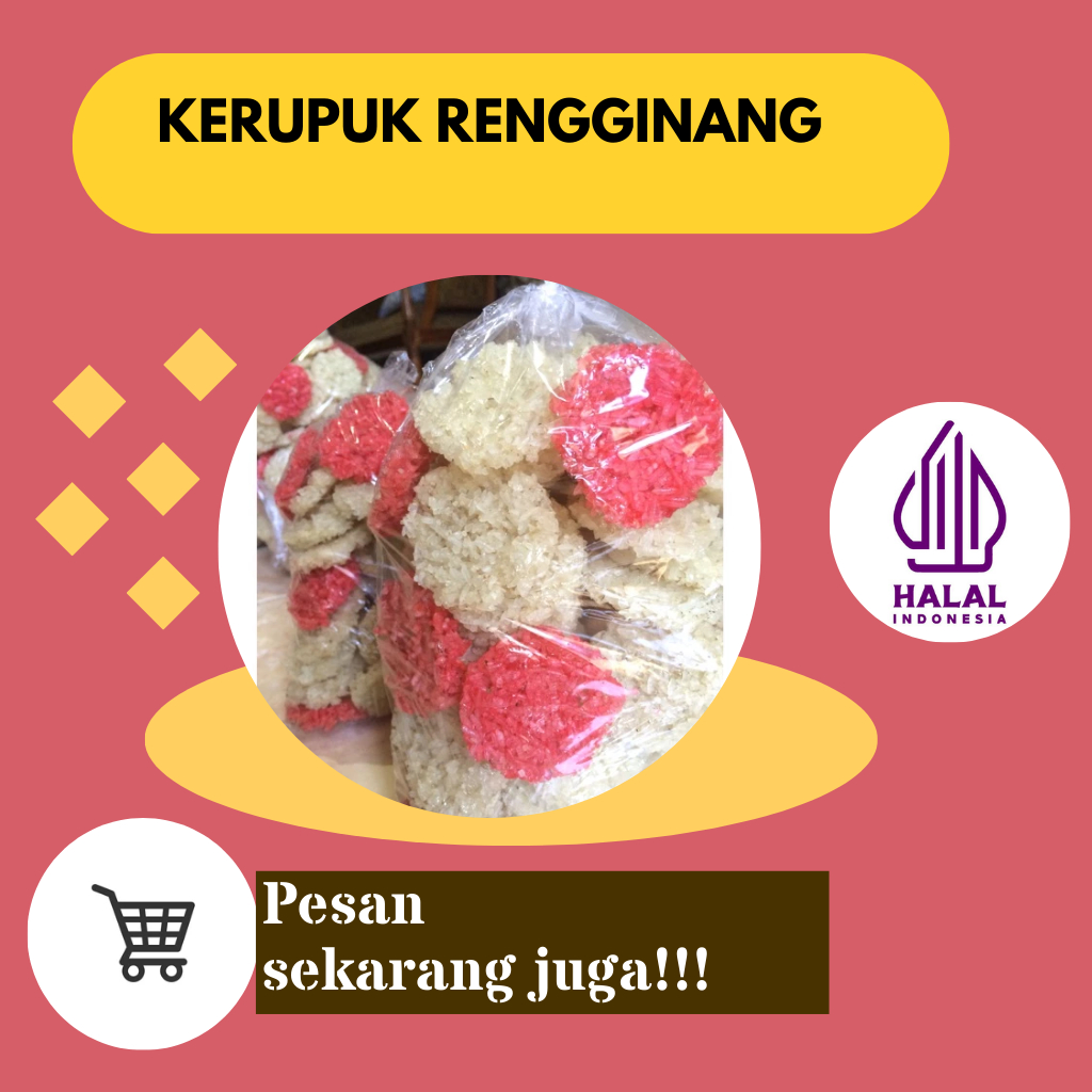 

Krupuk rengginang Krupuk krecek renyah