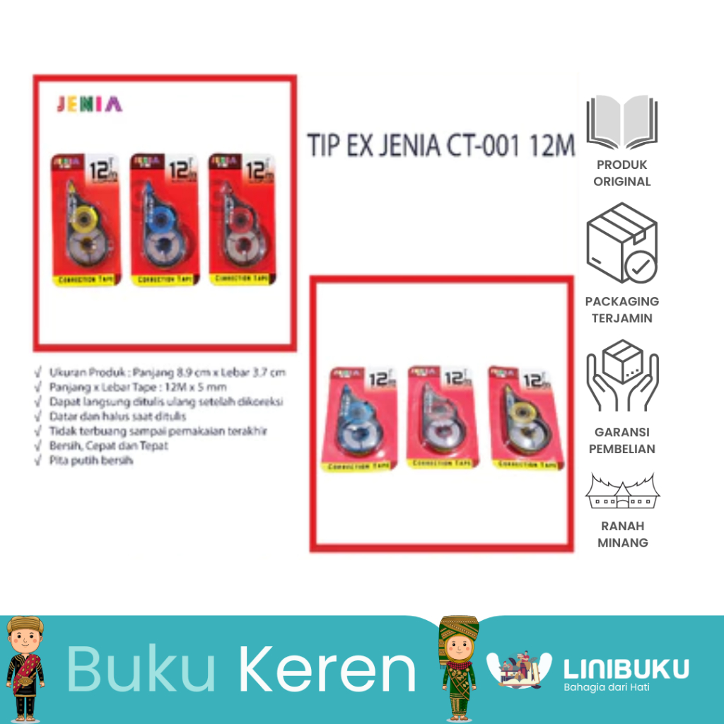 

TIP EX JENIA - JOYKO - 12M , 13M, 21 M - ATK