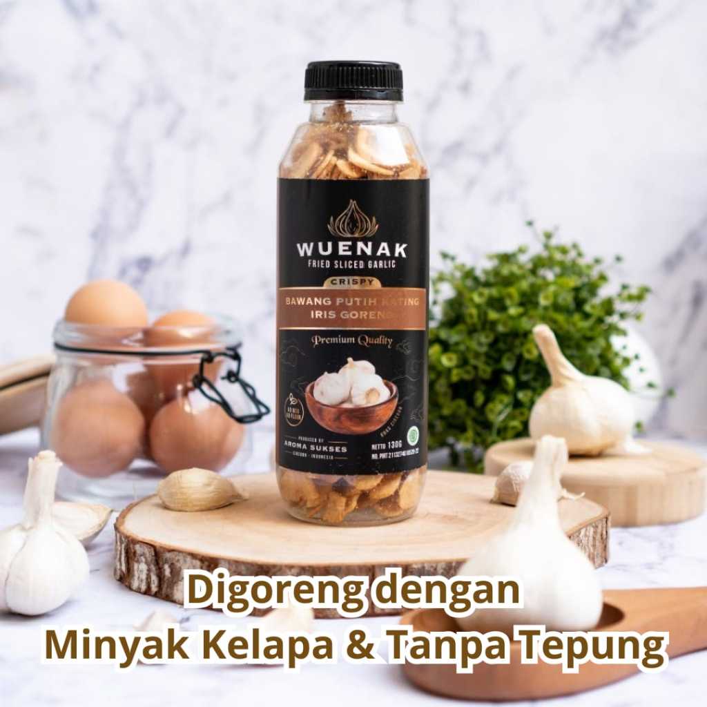 

BAWANG PUTIH IRIS GORENG KATING ASLI TANPA TEPUNG PREMIUM WUENAK NETTO 130 G