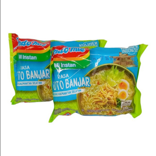 

ISI 20 PCS INDOMIE SOTO BANJAR KHAS BANJARMASIN SETENGAH DUS