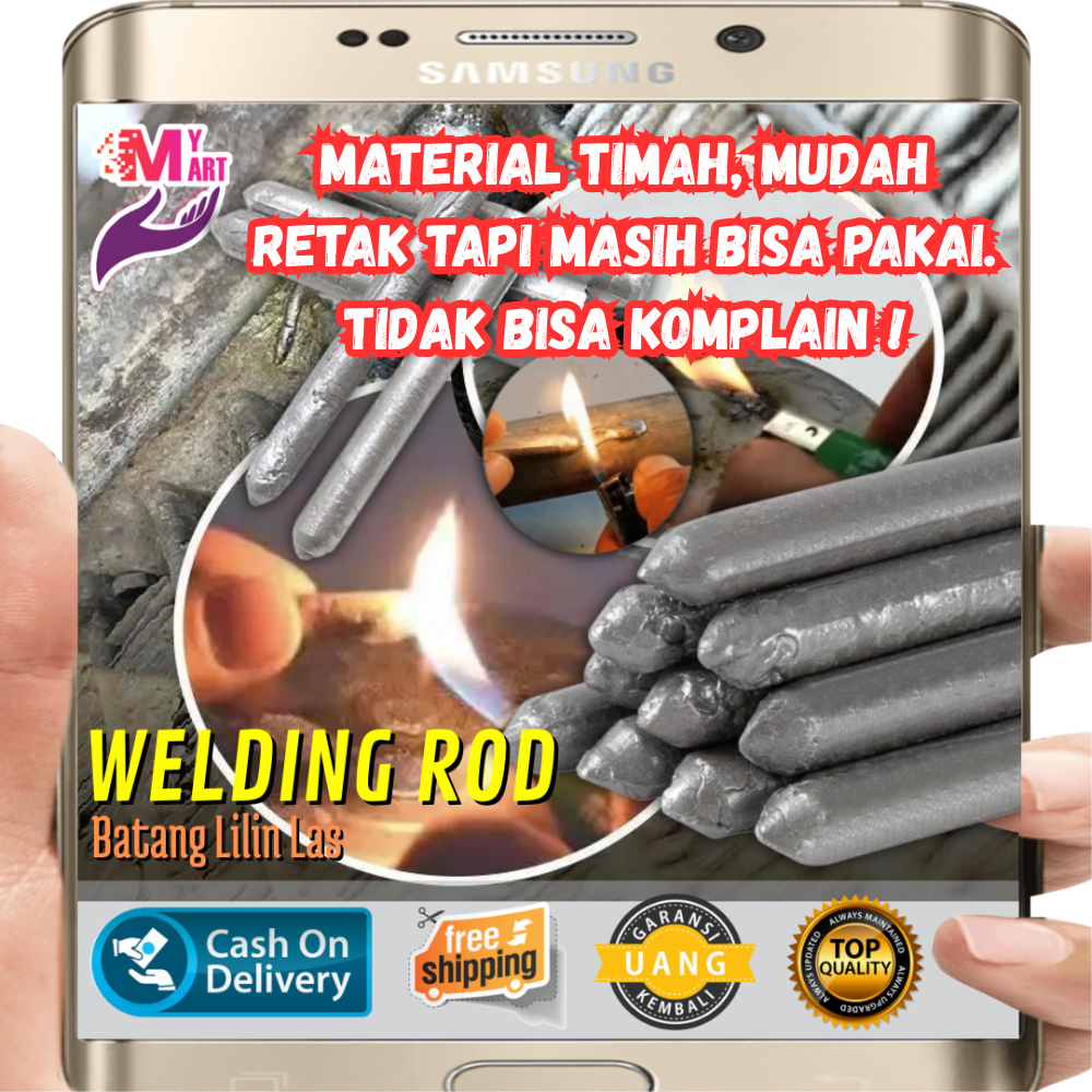 [BBOSS] Patri Bakar Batang Las Korek Api 3 PCS Awet - Kawat Las Bakar Timah - Patri Timah Bakar
