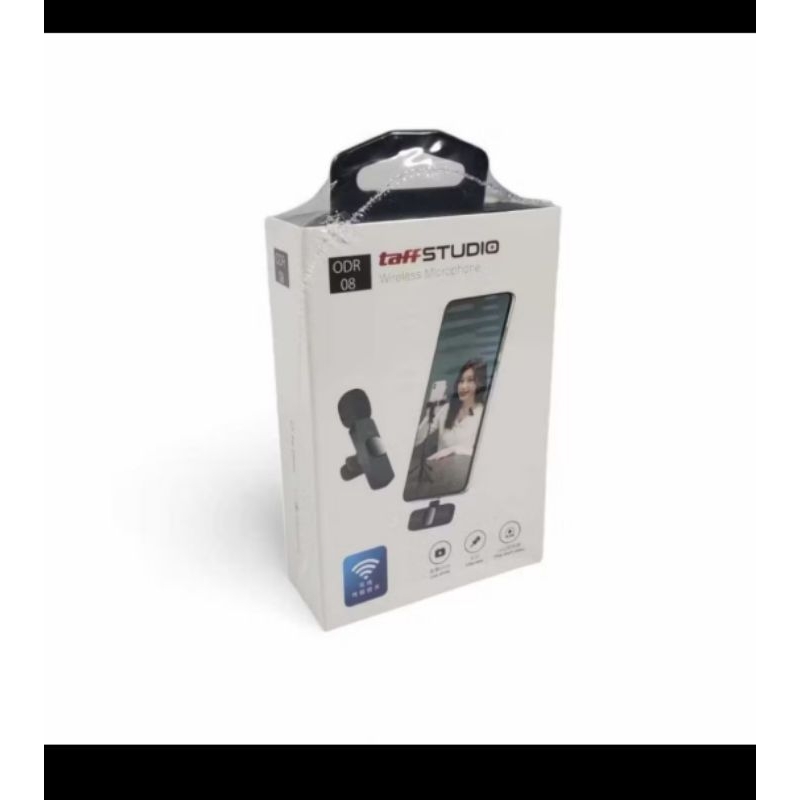 mic clip on wireless type C untuk hp otg