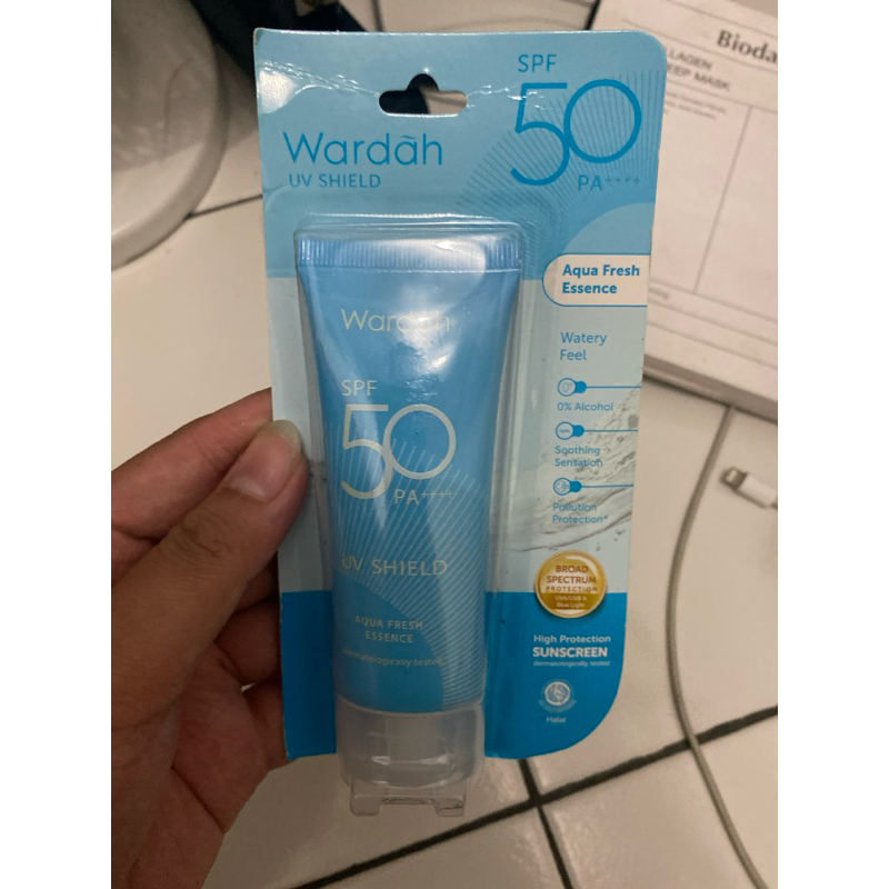 wardah aqua fresh sunscreen