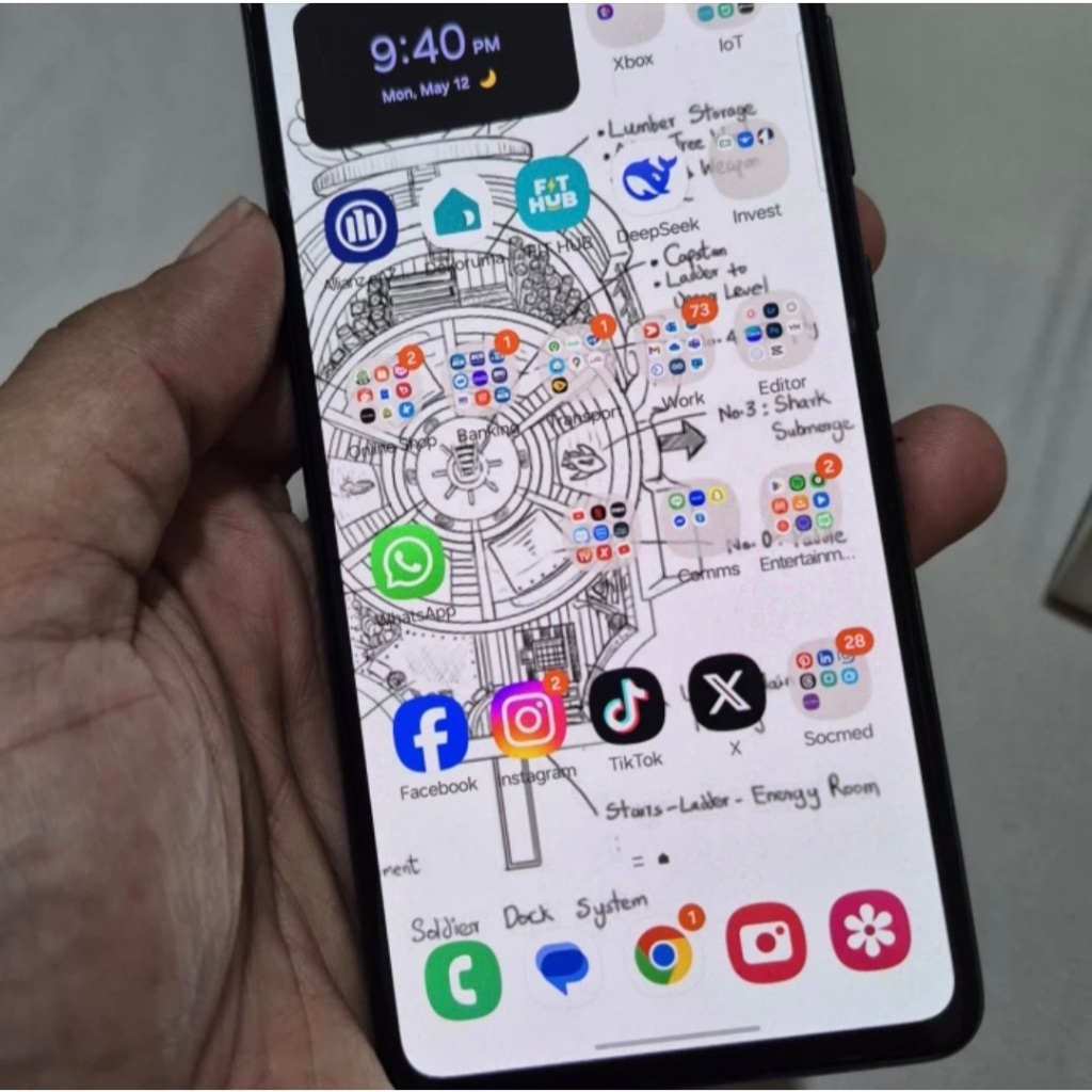 Samsung Galaxy A52 5G (second, bekas pakai sendiri, tangan pertama)