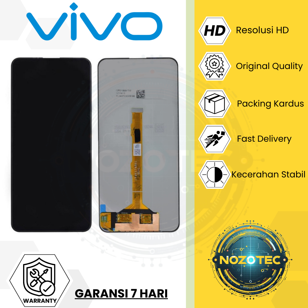 LCD TOUCHSCREEN HP VIVO V15 / 1819 SPAREPART LAYAR SENTUH RESPONSIF ORIGINAL FULLSET COMPLETE NEW SP