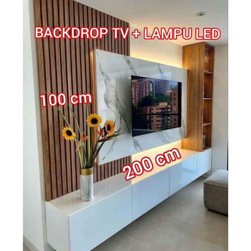 Backdrop Tv Lampu Led Termurah