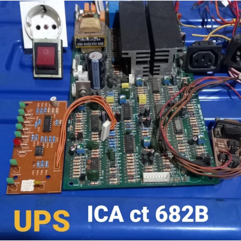 Komponen/modul UPS ICA ct 682B lengkap bekas