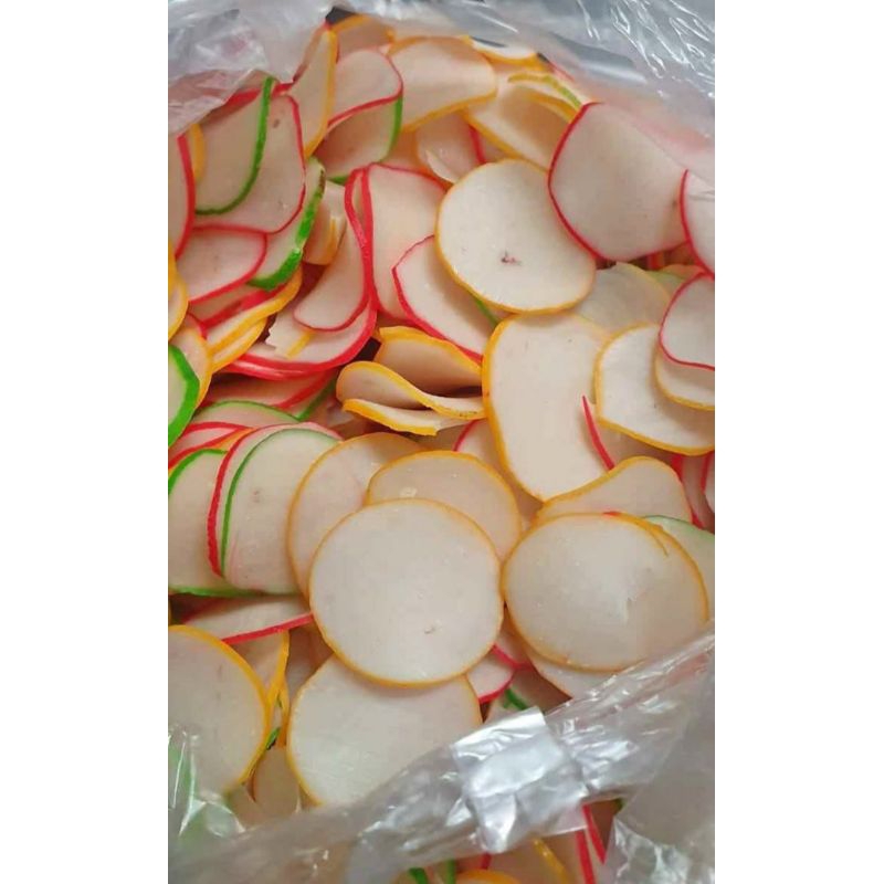 

kerupuk kemplang/kerupuk bawang warna warni gurih 250 gram(langsung dari pabrik)