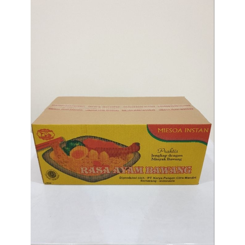 

misoa instan rasa ayam bawang ikan paus dus grosir / isi 40 pcs misoa