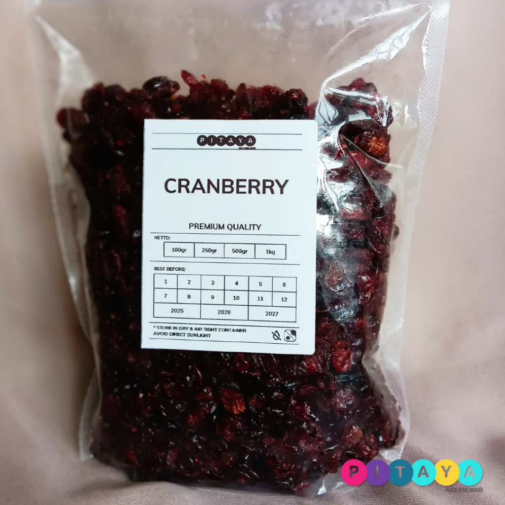 

Cranberry Kering 100gram – Cemilan Segar & Antioksidan Tinggi