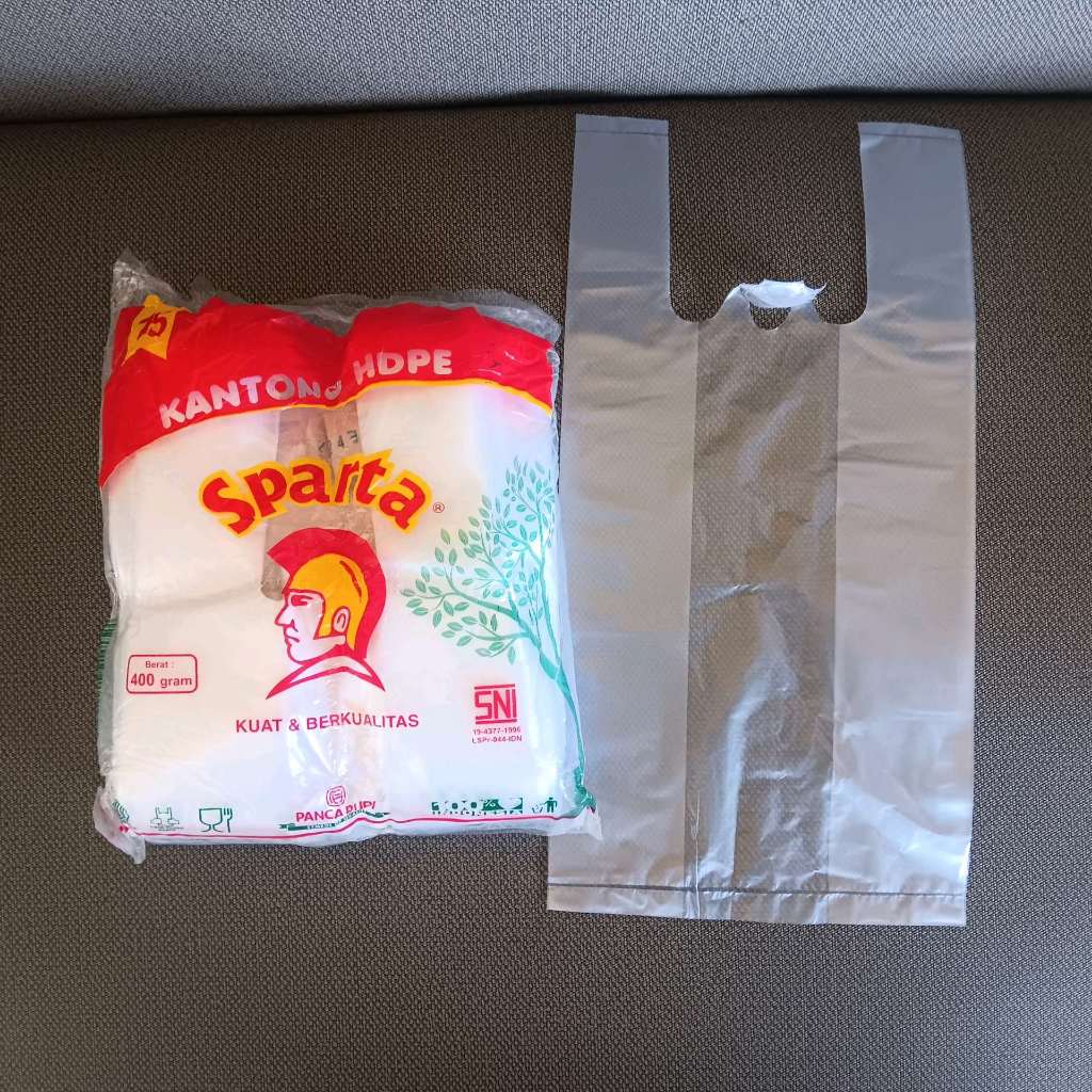 [SPARTA] Kantong Plastik Bening HDPE
