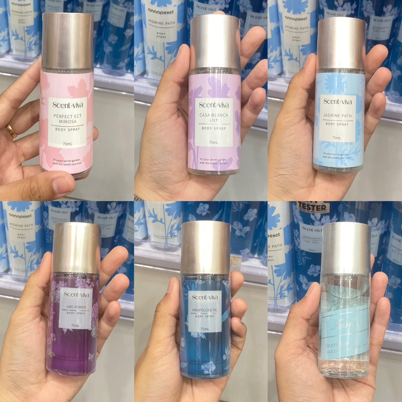 PARFUME BODY SPRAY SCENT VIVA 75ml / PARFUM MINI ANNAPELLET / BODY SPRAY WANITA WANGI TAHAN LAMA