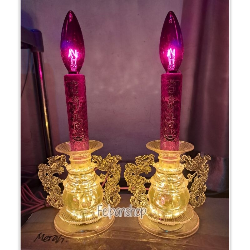 Lampu Led Sembahyang Model Naga Lampu Sembahyang Nagahong Led Kristal Akrilic