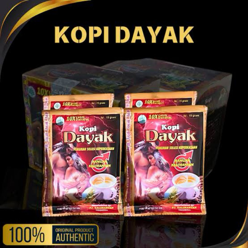 

kopi dayak isi 10 sachet asli original