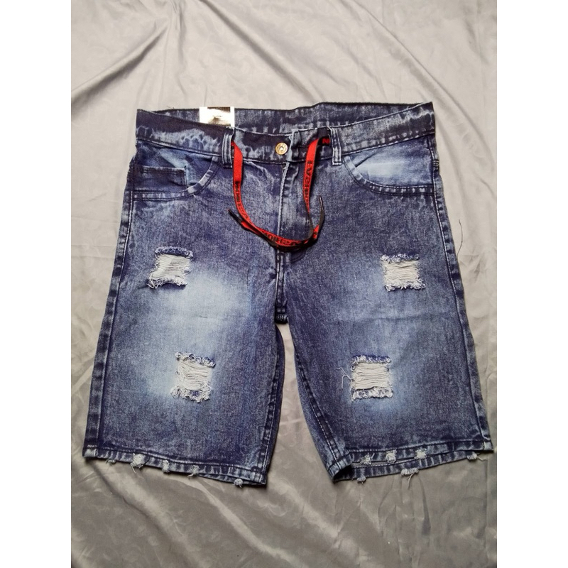 Celana Jeans Sobek Pria Distro Bigsize Jumbo Hugo Broadshort