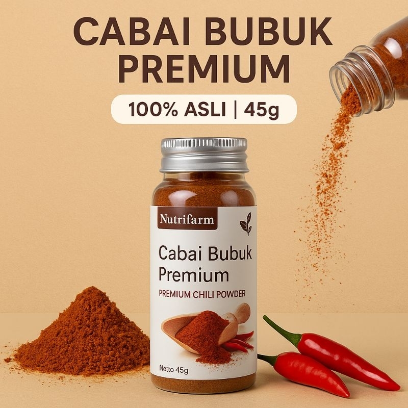 

Nutrifarm Cabai Bubuk Halus 45 Gram