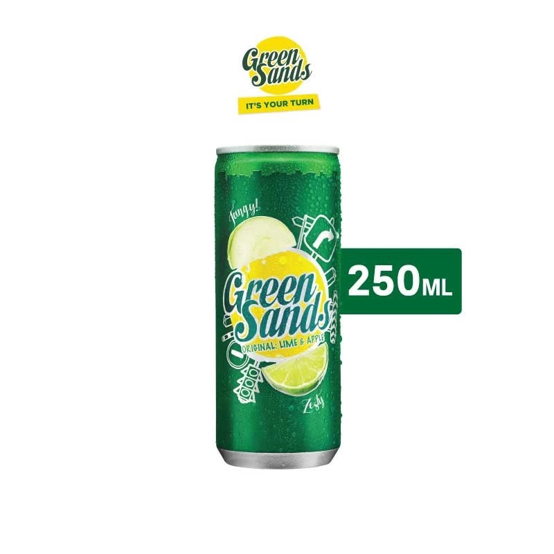 

GREEN SANDS APPLE LIME KALENG 250ML