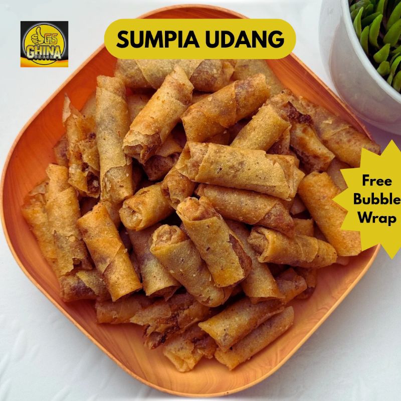 

Sumpia Udang Renyah Isi Abon Grosir 250gr 500gr Snack Kiloan Harga Pabrik Cemilan Sumpia Ghinasnack
