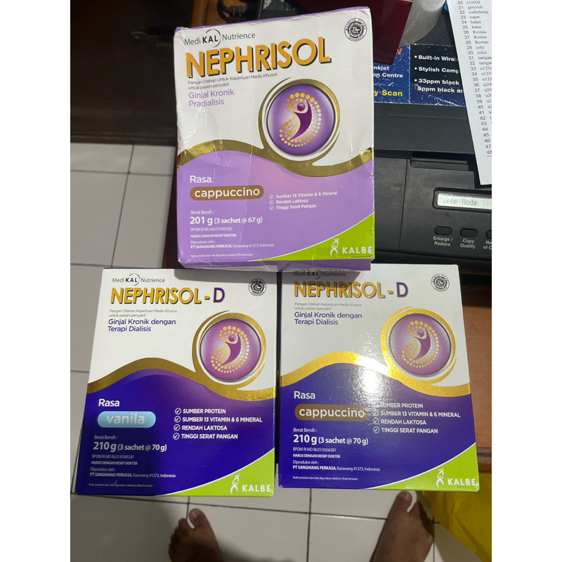 

Nephrisol - D susu vitamin susu BARU per box exp FEB/MAR 2026