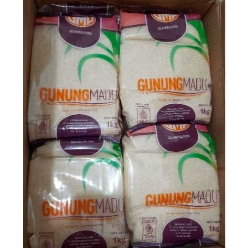 

GULA PUTIH GMP 1 KG/GULA PUTIH CAP GUNUNUNG MADU/GMP