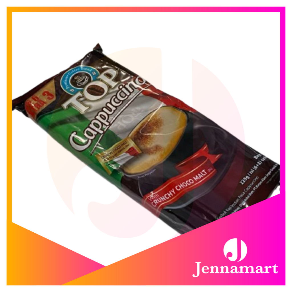 

Top Coffee Cappucino Pack 25 gr isi 6 + 3 pcs murah