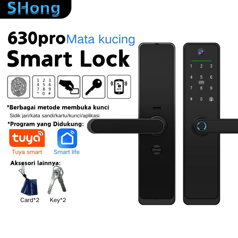 Smart Door Lock Kunci pintu digital otomatis Fingerprint card digital SMART DIGITAL LOCK